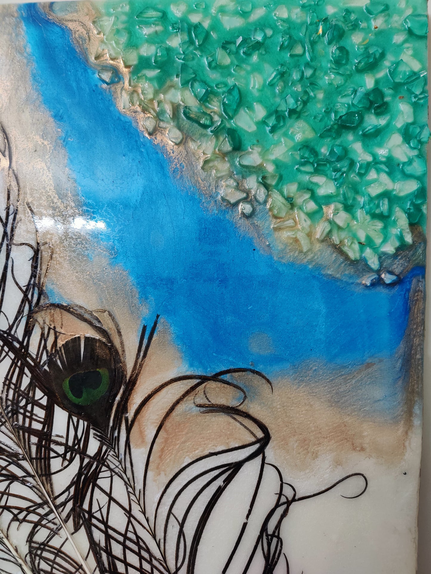Resin Canvas Painting