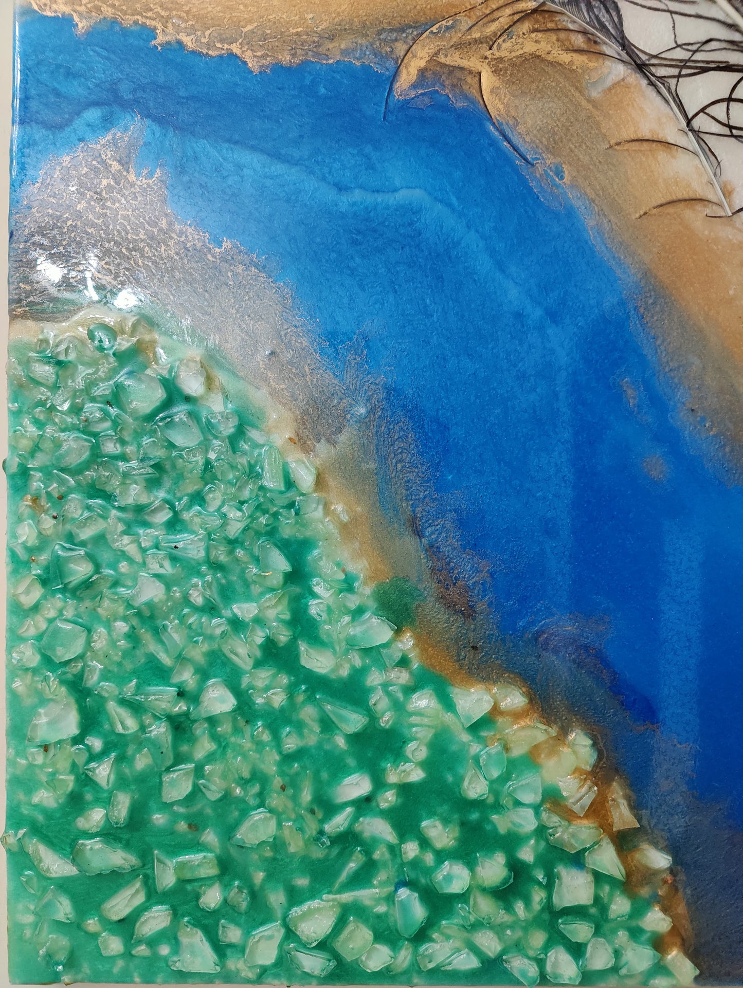 Resin Canvas Painting