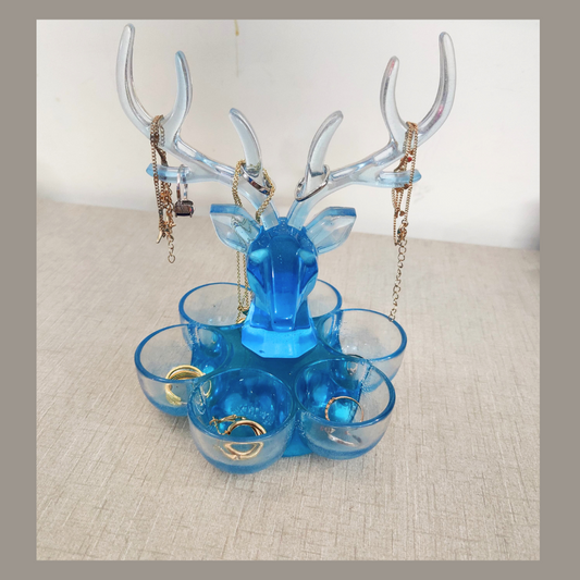 Resin Deer Jewelry Holder