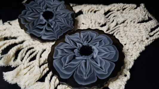 Floral Resin Coaster