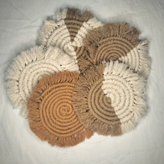 Handcrafted Macramé Coasters