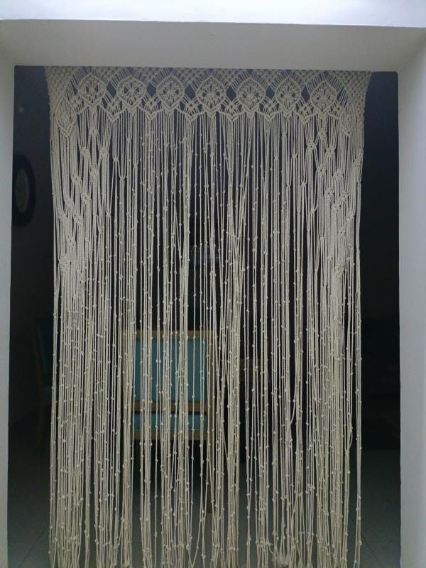 Ethereal Macramé Curtain