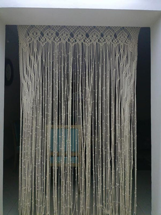 Ethereal Macramé Curtain