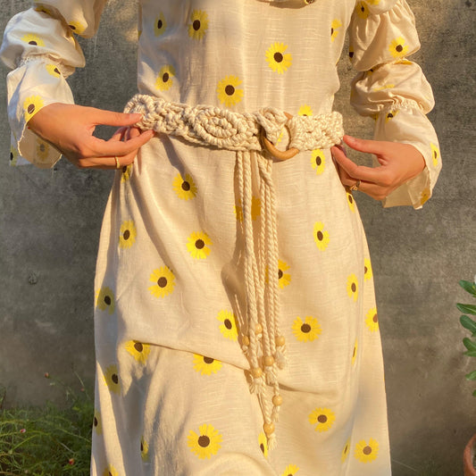 Sunbeam Macramé Belt